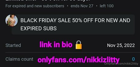 Nacktes geleaktes OnlyFans-Foto von Nikki2litty