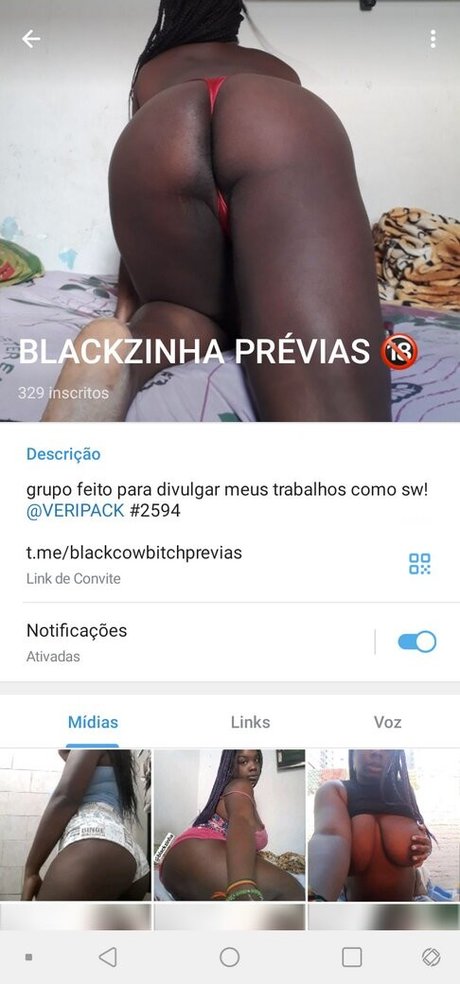 Nacktes geleaktes OnlyFans-Foto von Blackcowbitch