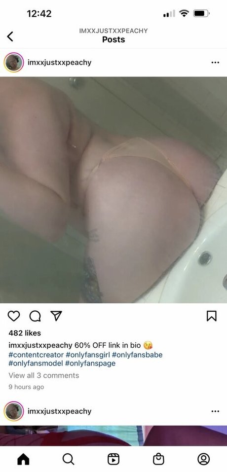 Nacktes geleaktes OnlyFans-Foto von Imxxjustxxpeachey