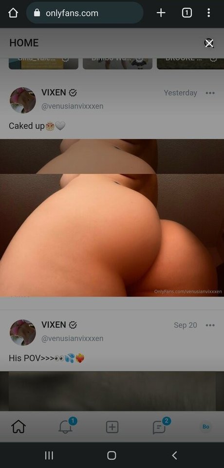 Nacktes geleaktes OnlyFans-Foto von Venusianvixxxen