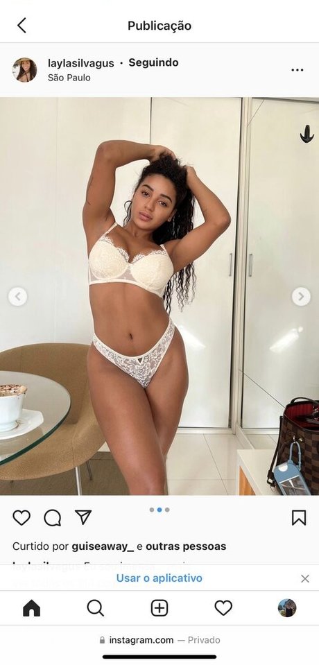 Nacktes geleaktes OnlyFans-Foto von Layla Silva