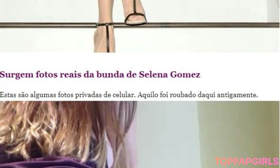Nacktes geleaktes OnlyFans-Foto von Selena Gomez #1545