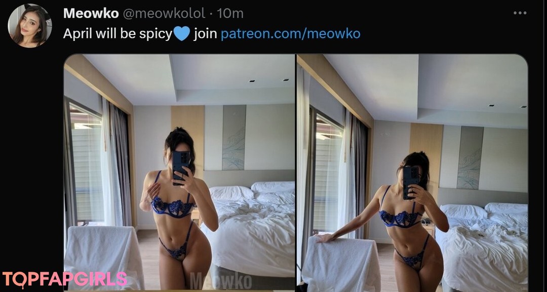 Nacktes geleaktes OnlyFans-Foto von Meowko #1182