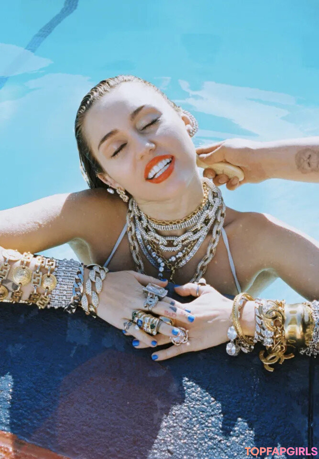 Nacktes geleaktes OnlyFans-Foto von Miley Cyrus #1631