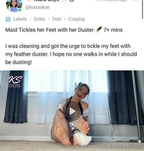 Nacktes geleaktes OnlyFans-Foto von Kiaraskyefree