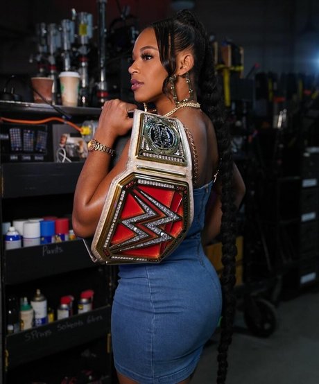 Nacktes geleaktes OnlyFans-Foto von Bianca Belair