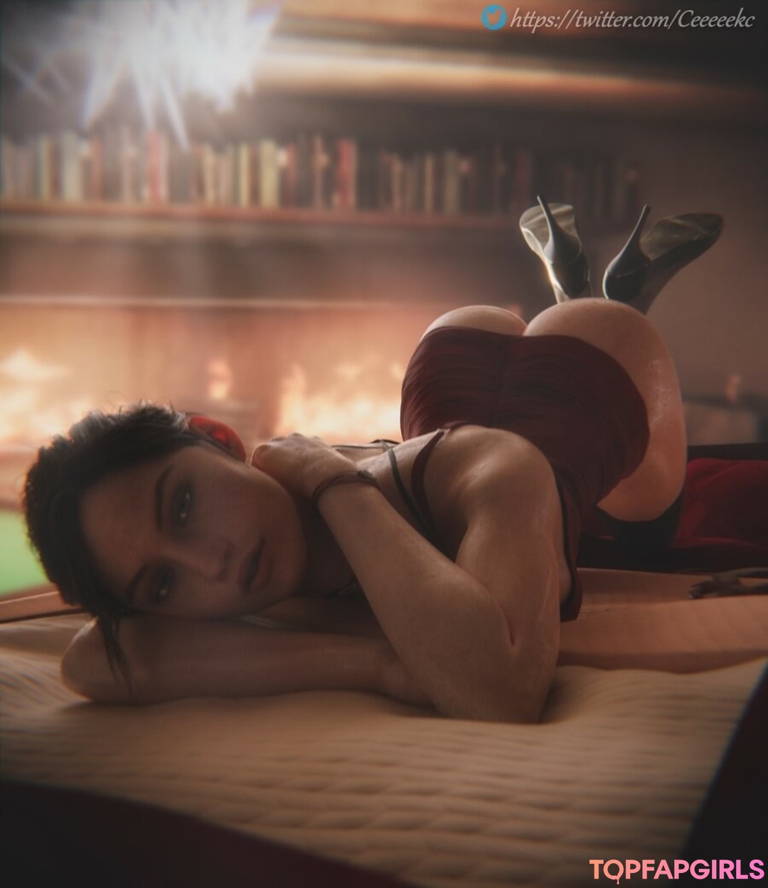 Nacktes geleaktes OnlyFans-Foto von Resident Evil #1916