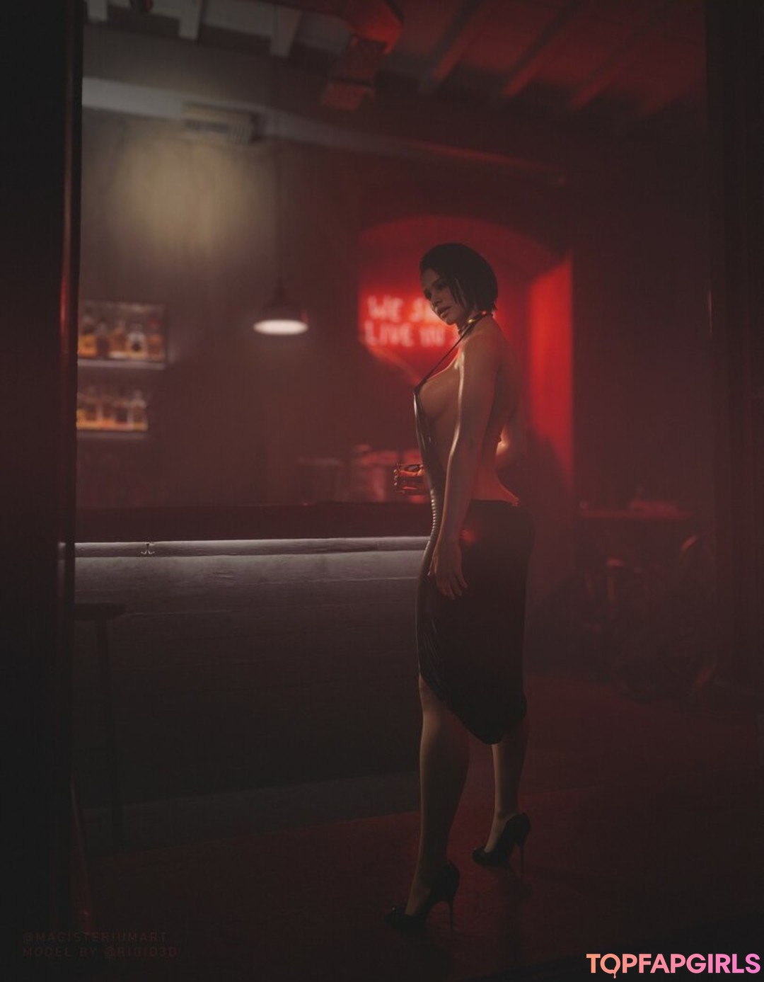 Nacktes geleaktes OnlyFans-Foto von Resident Evil #1958