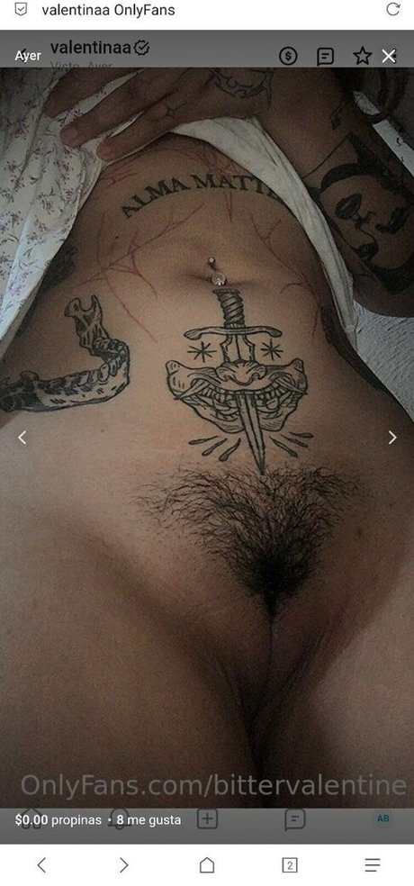 Nacktes geleaktes OnlyFans-Foto von Bittervalentine