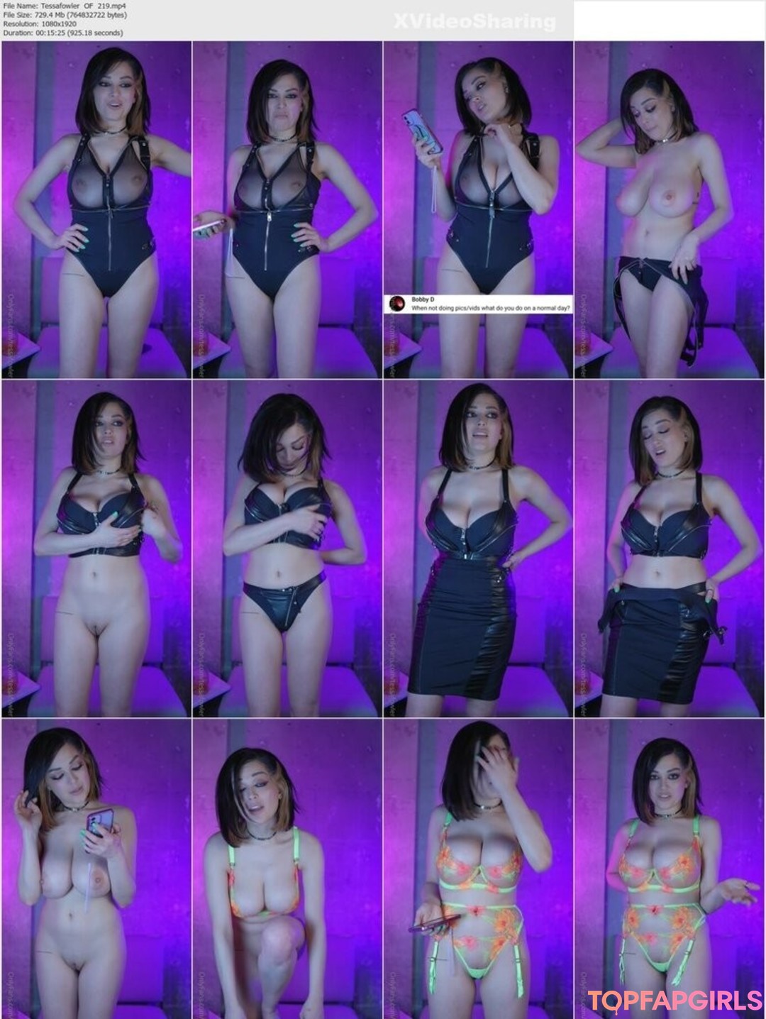 Nacktes geleaktes OnlyFans-Foto von Tessa Fowler #1078