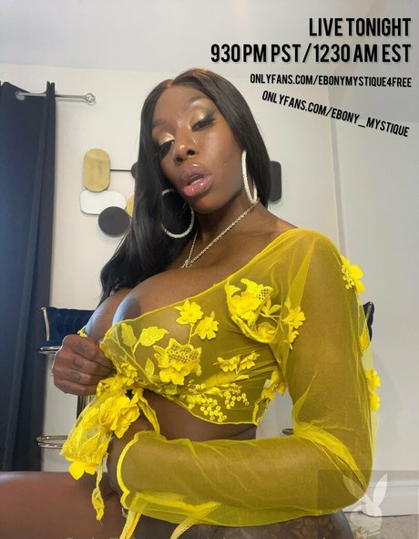 Nacktes geleaktes OnlyFans-Foto von Ebonymystique4free