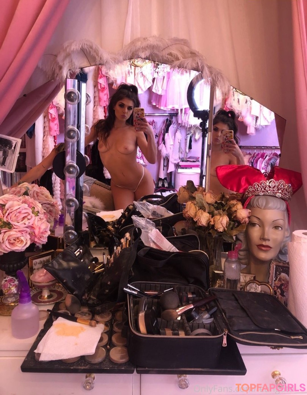 Nacktes geleaktes OnlyFans-Foto von Leah Gotti #1140