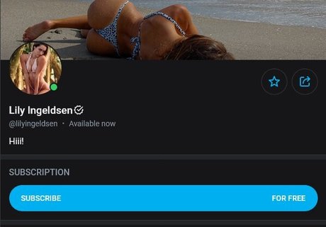 Nacktes geleaktes OnlyFans-Foto von Lily Ingeldsen